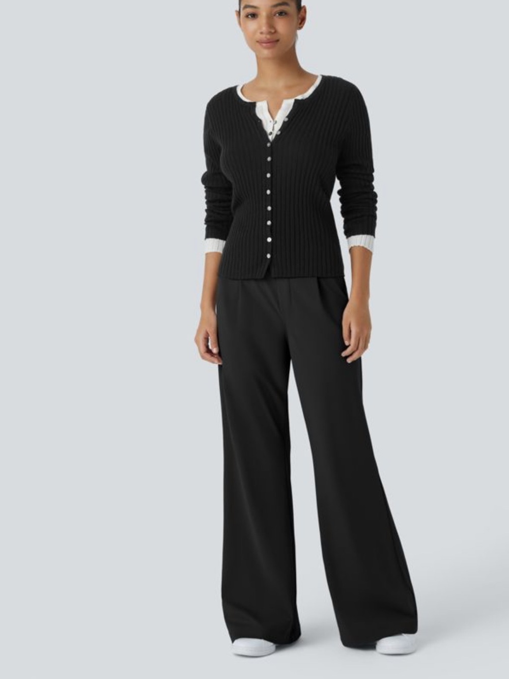 NWT HALARA HalaraFlex™ DayStretch High Waisted Pocket Work Flare Pants Sz 1X - Picture 2 of 15